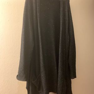 Black long cardigan